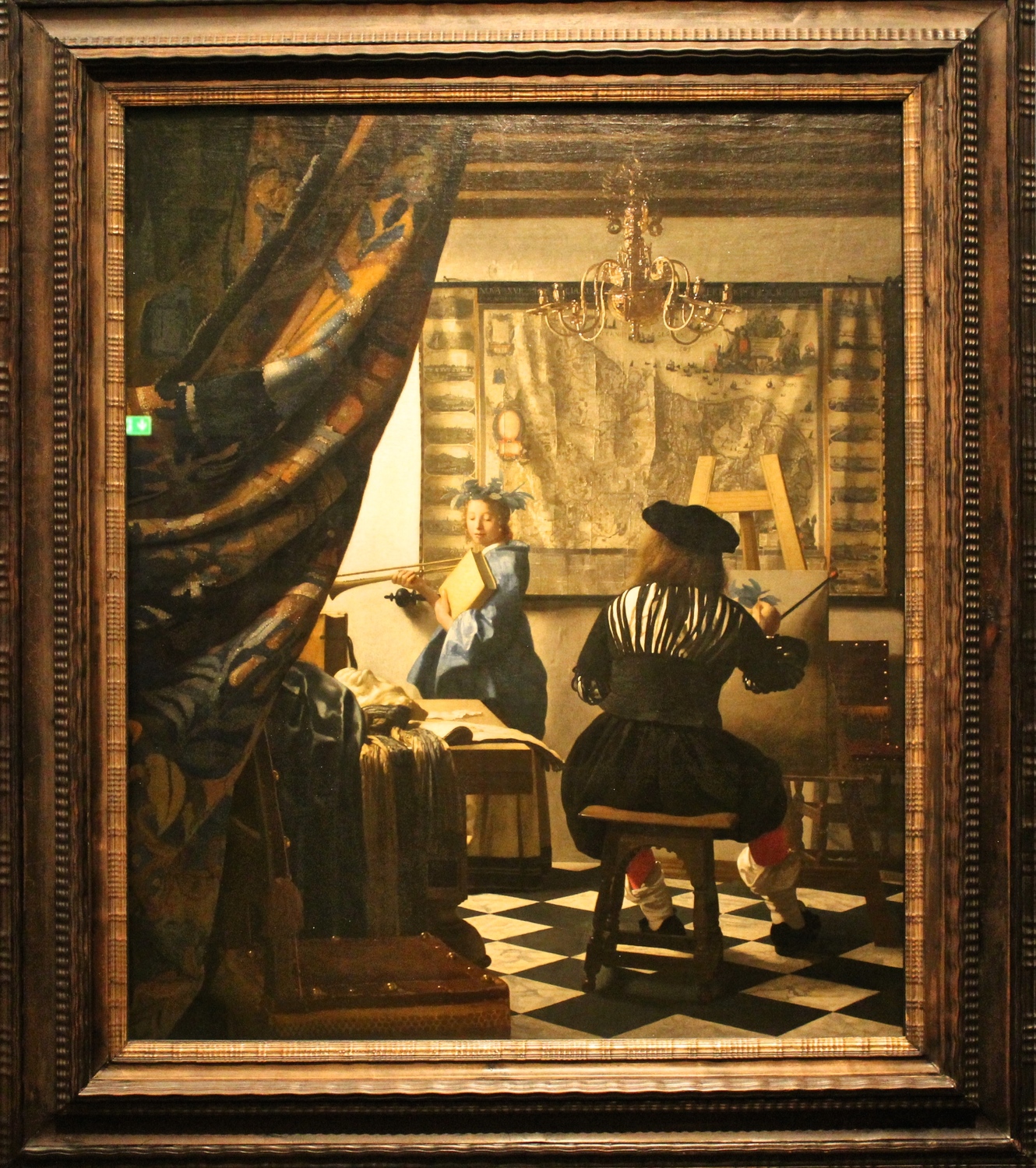 ВЕНСКИЙ МУЗЕЙ ИСТОРИИ ИСКУССТВ ЯН ВЕРМЕЕР, АЛЛЕГОРИЯ ЖИВОПИСИ, 1666/1668